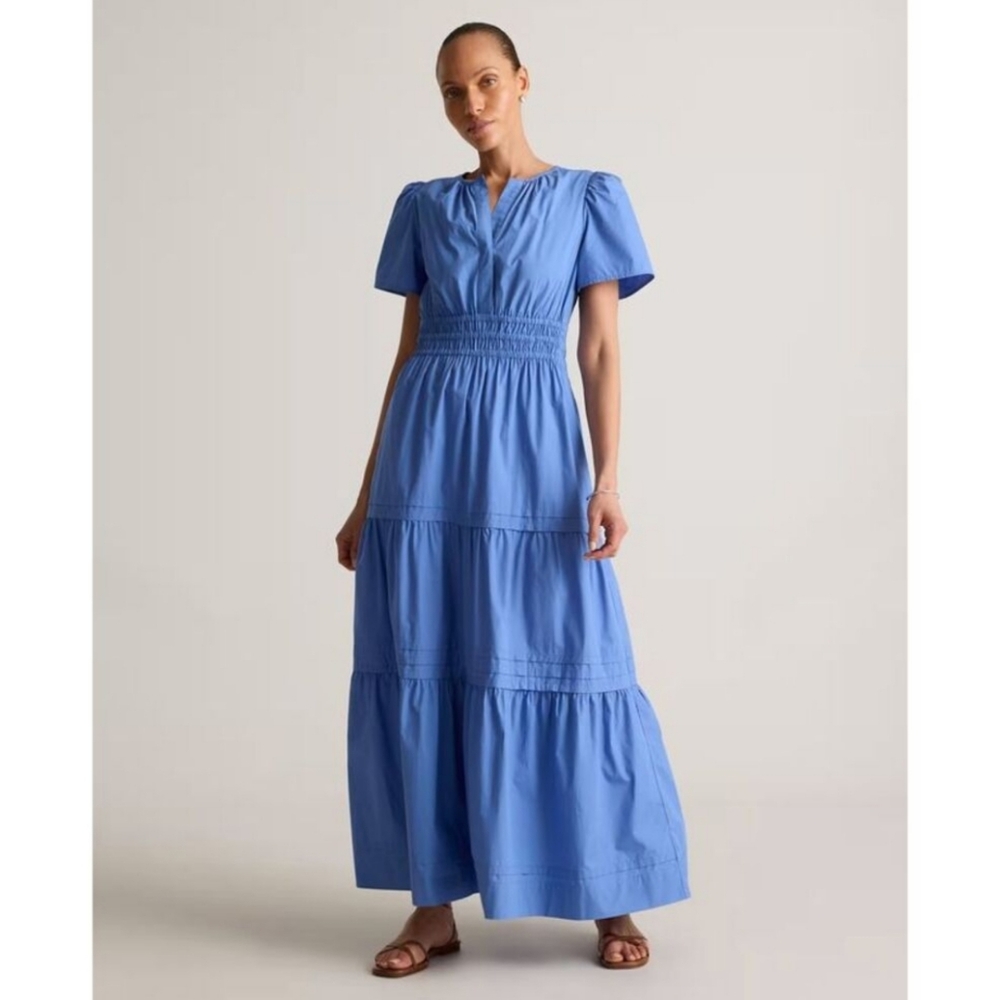 Quince Blue Maxi Dress